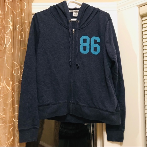 PINK Victoria's Secret Tops - 🍁 PINK Blue Hoodie